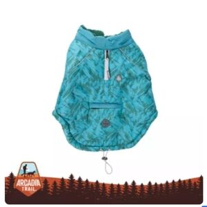 NWOT • ARCADIA TRAIL Reversible Puffer Coat for Dogs (Size Large)